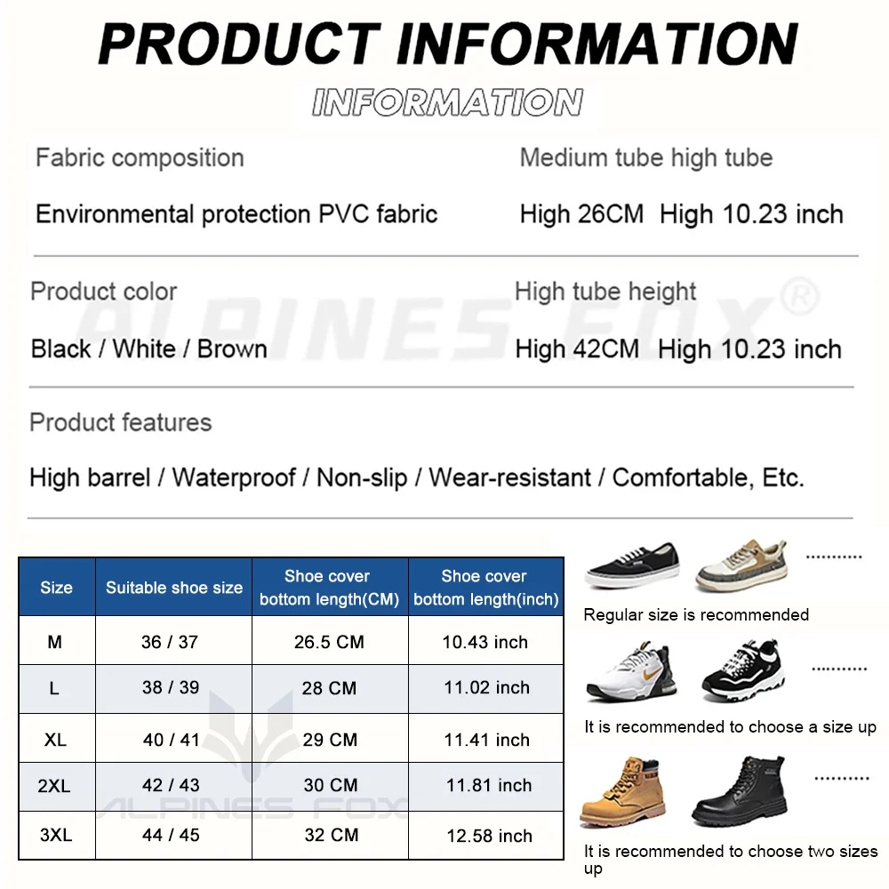 Motorcycle High Tube Rain Boots Waterproof Reflective Non-Slip Footwear Motorbike Cycling Bike Reusable Protection Accessories - Image 6