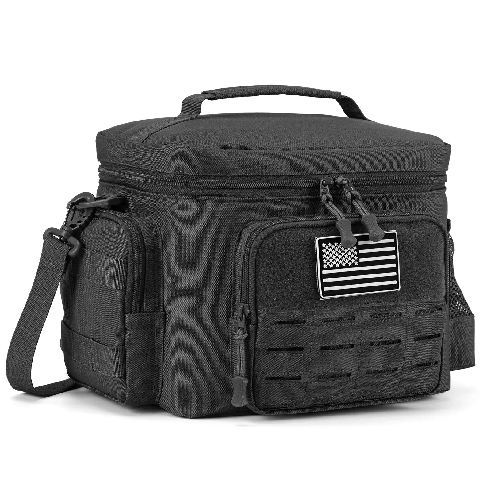 Tactical Lunch Box for Men Outdoor Heavy Duty Lunch Bag Work Leakproof Insulated Durable Thermal Cooler Bag Meal Camping Picnic - Image 7