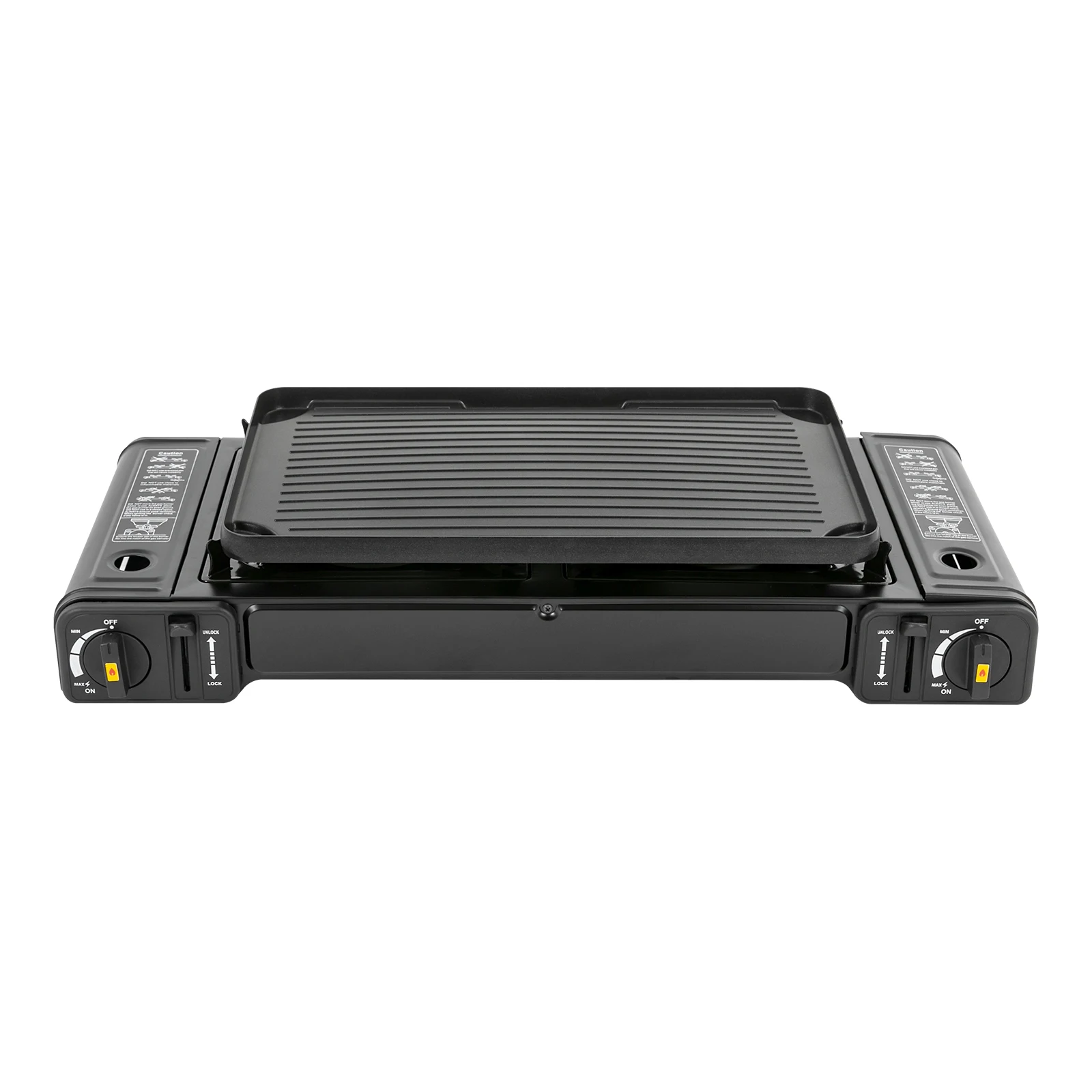 Double Head Barbecue Gas stove with Baking Tray Home Application Home Outdoor - Image 5