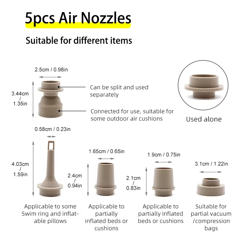 TARKA Camping Portable Electric Air Pump Wireless Air Compressor Inflator Deflator Pumps Air Cushions Beds Boat Swimming Ring - Image 6