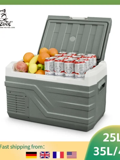 Alpicool NL 25L 35L 45L Car Refrigerator 12V Compressor Fridge Freezer 12/24V DC 100-240V AC Portable Cooler for Camping Travel
