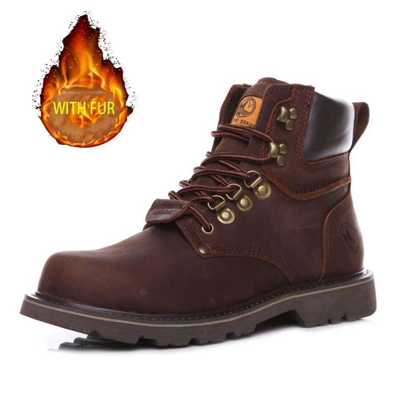 Hiking shoes Men waterproof hunting Boots Tactical Desert Combat Ankle Boots trekking shoes Women Work Leather Walking Sneakers - Image 25