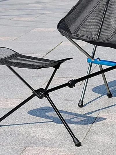 Portable Folding Retractable Footrest Leg Rest Camping Chair Kit for Hiking Fishing Picnic Reclining Beach Chairs Swing Chair