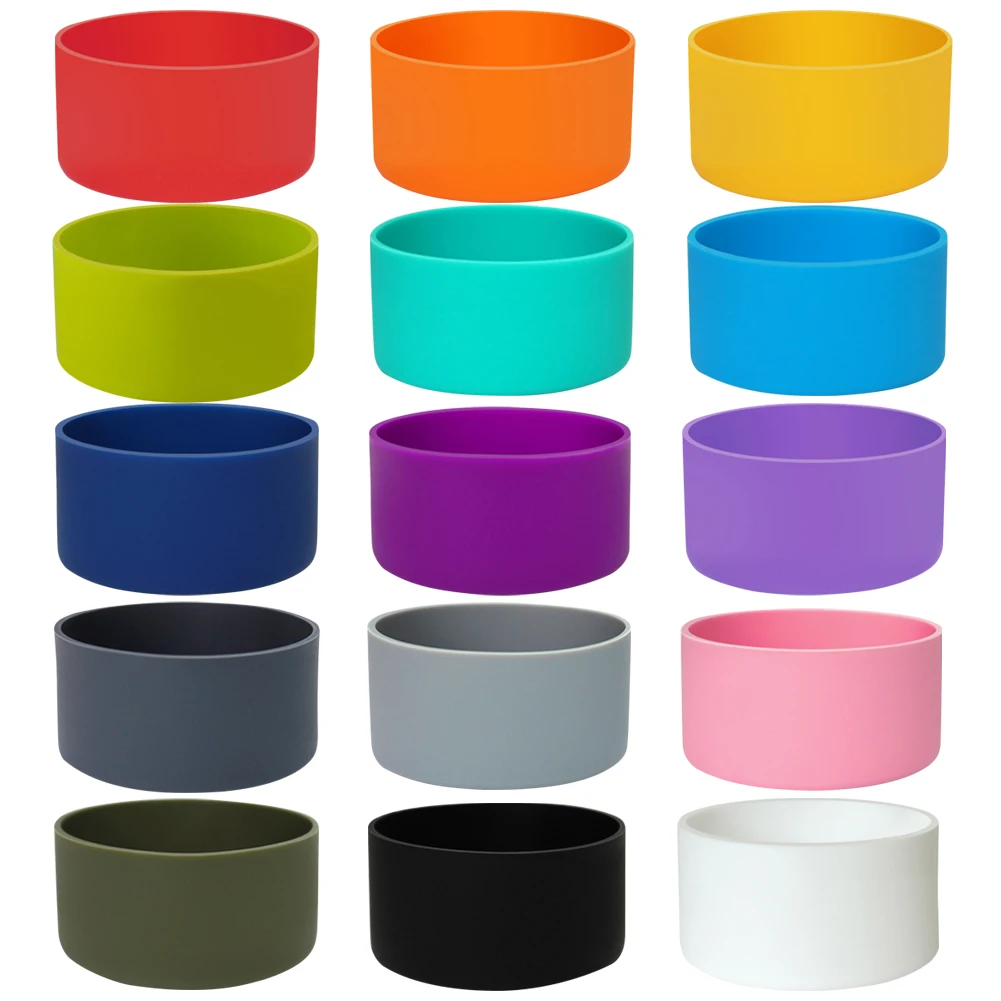 32oz Silicone Water Bottle Boot Anti-Slip Bottom Cover Bottom Protector Protective Bottom Base for Owala Flask Water Bottle - Image 3