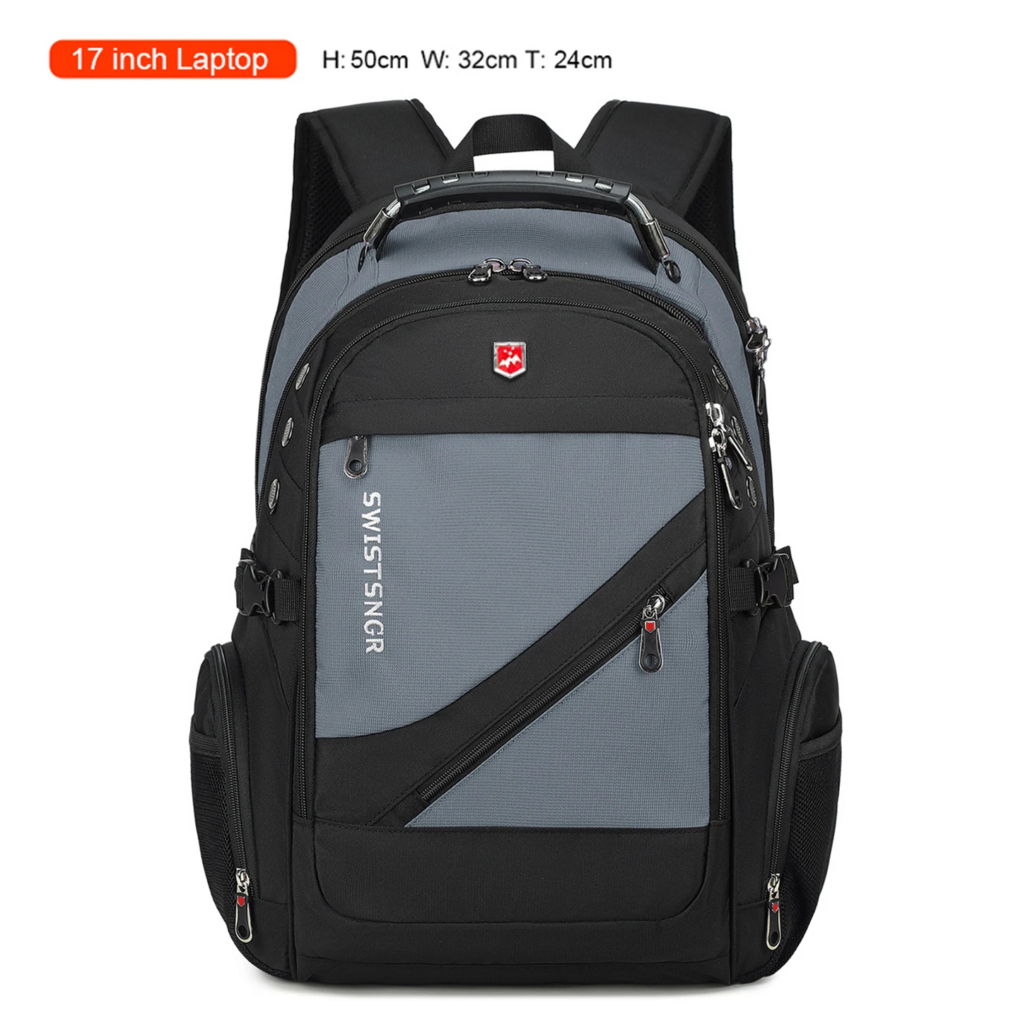 Brand Men's Backpack Anti-theft Waterproof 17inch Laptop Backpacks USB Charging Business Travel Backpack School Bag Male Mochila - Image 15