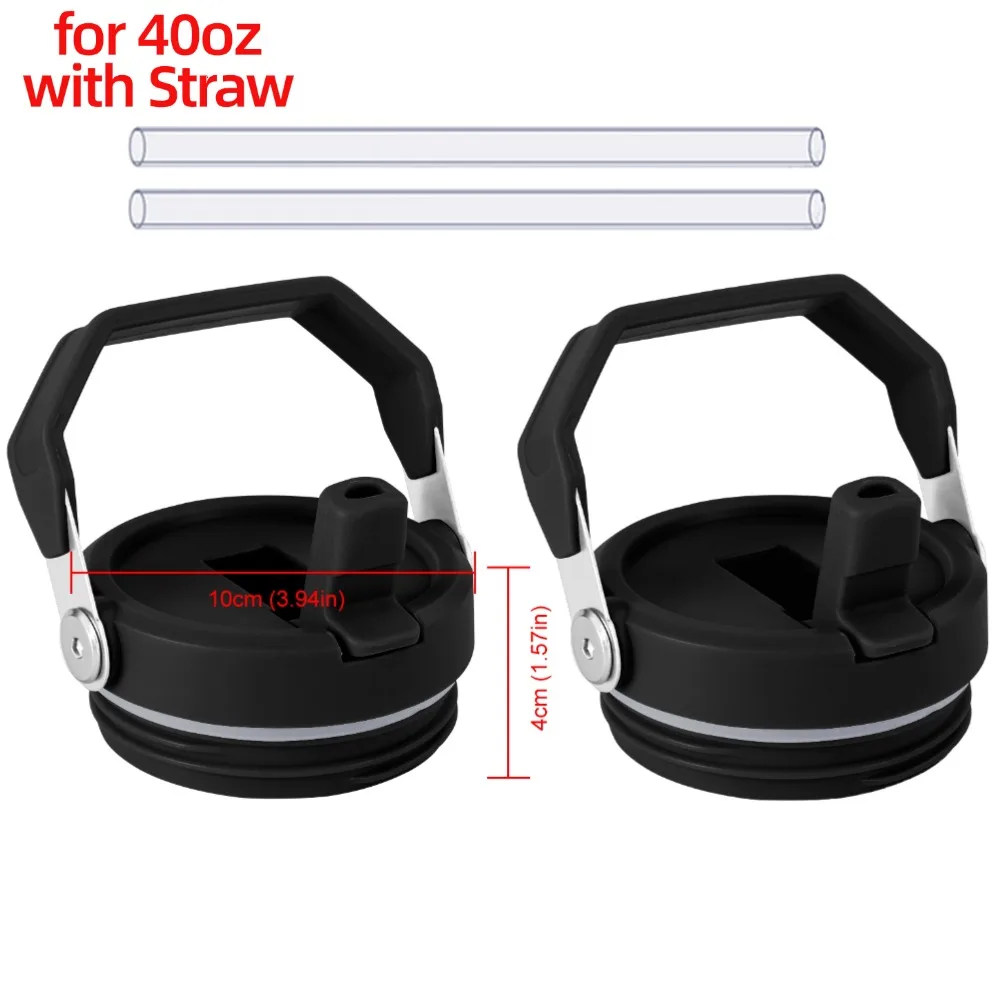 1/2PCS Cup Cap Splash Spill Proof Replaceble Tumbler Flip Straw Lid for Stanley 20/30/40oz Water Bottle Cover Lids with Handle - Image 13