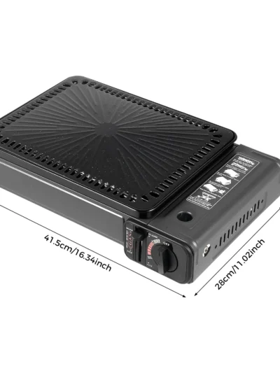 Portable Camping Grill Gas Stove Butane Gas Stove For Camping, Traveling, Trekking 0.25-0.3mpa 41.5*28*11cm