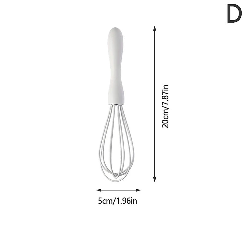 1/4Pieces Household Food Grade Silicone Mini Baking Scraper Oil Brush Egg Beater Food Clip Baking Tool Set Outdoor Tableware - Image 8