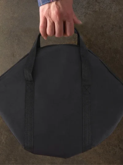 Baking Pan Storage Bag with Handle Wear-Resistant Grilling Pan Pouch Waterproof Skillet Bag 47x38cm Outdoor BBQ Tool for Kitchen