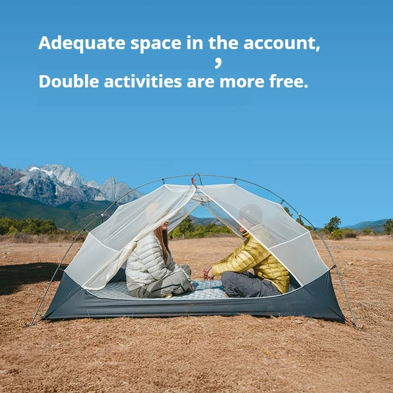 Naturehike Mongar UL Camping Tent 15D Nylon Lightweight 1 or 2 People 3 Seasons Tent Waterproof Portable Outdoor Tent With Mat - Image 5