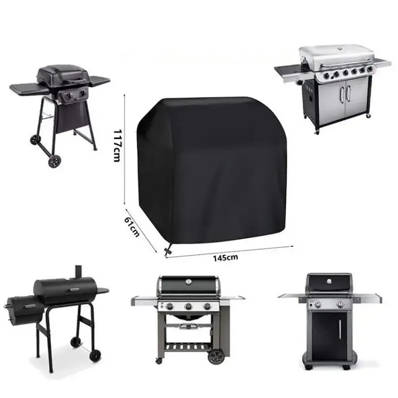 Heavy Duty Bbq Grill Cover For Outdoor Grill Waterproof Weather Resistant Uv & Fade Resistant With Velcro Straps Gas Grill Cover - Image 2