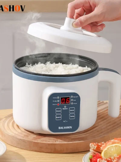 1.7L Electric Rice Cooker Single Double Layer 220V Multi Cooker Non-Stick Smart Mechanical MultiCooker Steamed Rice Pot For Home