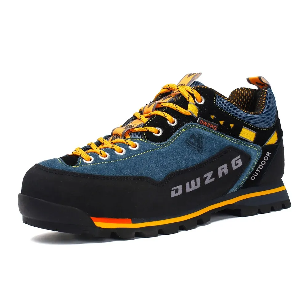 Fashion Waterproof Hiking Shoes Men's Climbing Shoes Anti-collision Fashion Outdoor Casual Lace-up Sneakers - Image 7