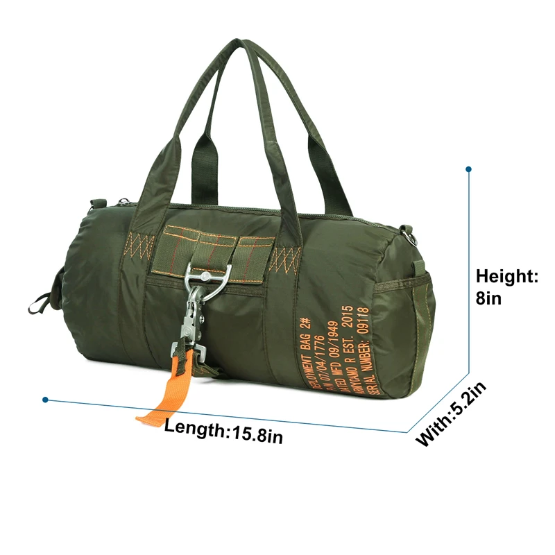 LQARMY Tactical Parachute Sport Duffle Bag 1000D Nylon Outdoor Travel Belt Bag Camping Tactical Crossbody Bag - Image 6