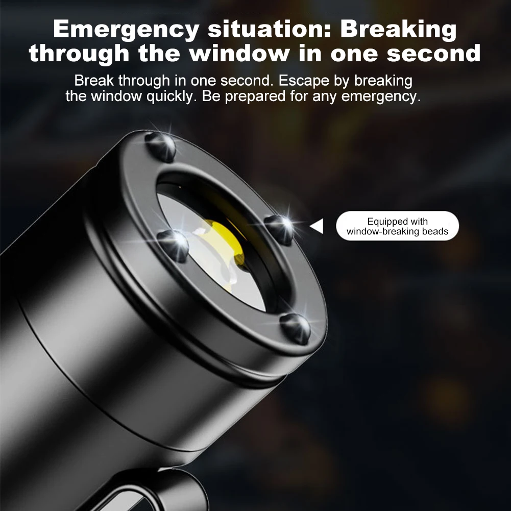 Taclite Mini Flashlight Emergency Torch Rechargeable Magnetic LED Tactical Flashlight EDC Strong Light Outdoor LED Camping Lamp - Image 5