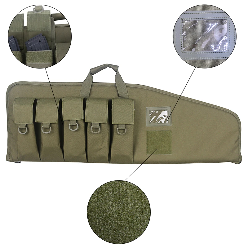 42inch Tactical Rifle Case Gun Bag Air Rifle Case Backpack Sniper Airsoft Holster Shooting Hunting Accessorie - Image 6