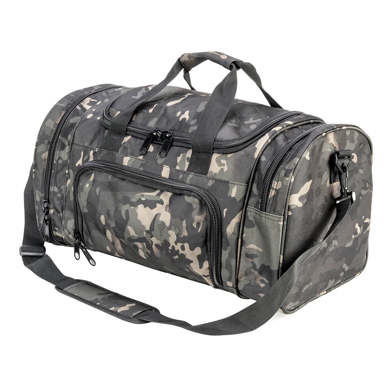 Military Tactical Travel Bag Men Outdoor Handbag Sports Luggage Bags Weekend Gym Hiking Trekking Bag with Shoes Compartment - Image 13
