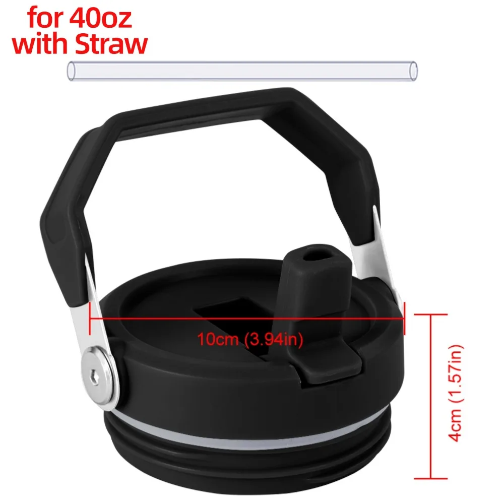 1/2PCS Cup Cap Splash Spill Proof Replaceble Tumbler Flip Straw Lid for Stanley 20/30/40oz Water Bottle Cover Lids with Handle - Image 11