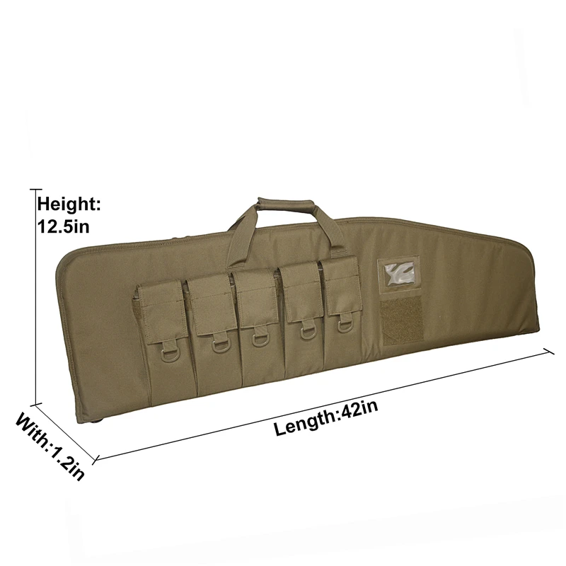 42inch Tactical Rifle Case Gun Bag Air Rifle Case Backpack Sniper Airsoft Holster Shooting Hunting Accessorie - Image 10