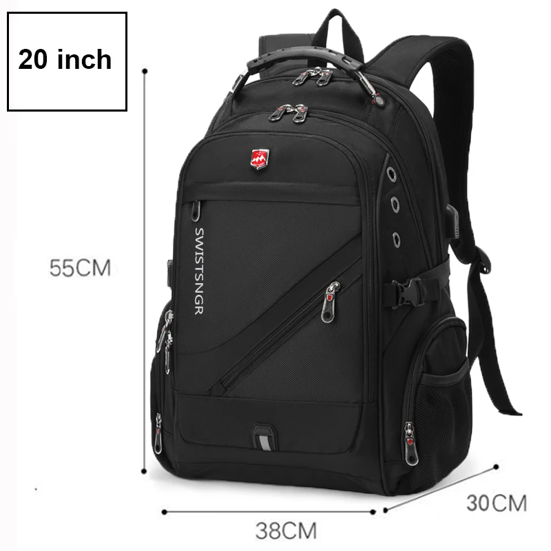 Brand Men's Backpack Anti-theft Waterproof 17inch Laptop Backpacks USB Charging Business Travel Backpack School Bag Male Mochila - Image 16