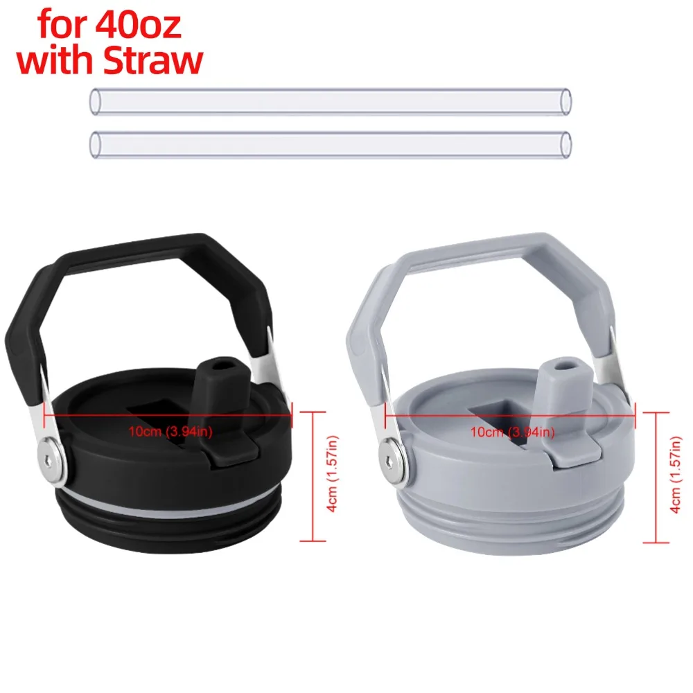 1/2PCS Cup Cap Splash Spill Proof Replaceble Tumbler Flip Straw Lid for Stanley 20/30/40oz Water Bottle Cover Lids with Handle - Image 8