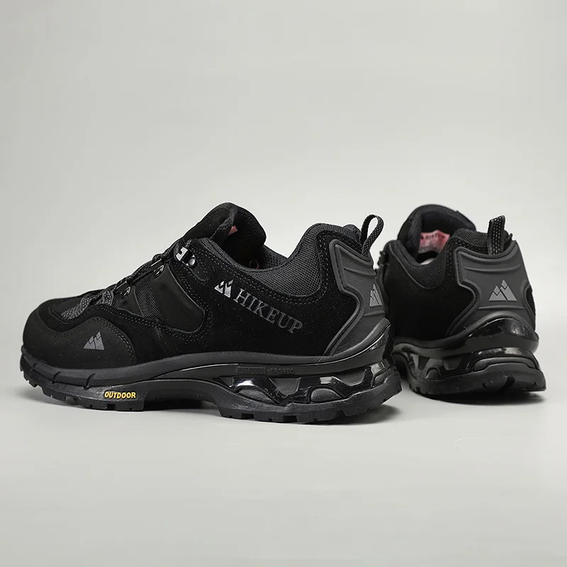 HIKEUP Non-slip Wear Resistant Outdoor Hiking Shoes Breathable Splashproof Climbing Men Sneaker Trekking Tourism Mountain Shoes - Image 6