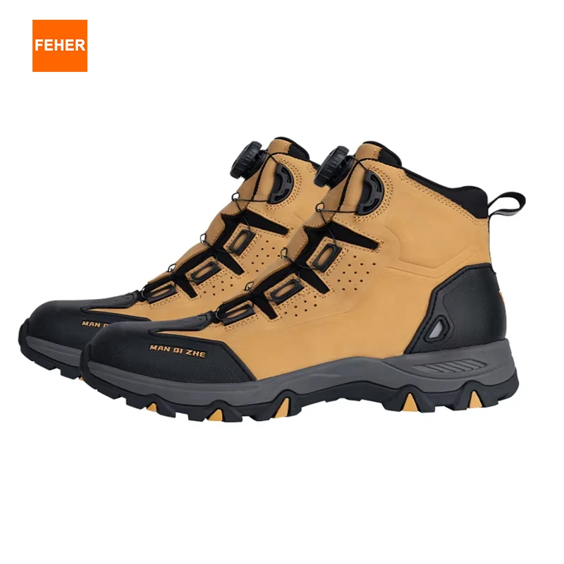 FEHER MQZ Series Motorcycle Boots Waterproof CE Level 2 Foot Protection Hiking Shoes All Season for Rider and Wilderness Climber - Image 8