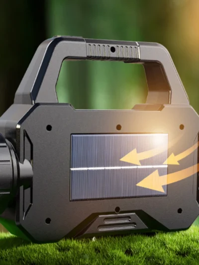 Portable Lantern Lamp Waterproof Solar Camping Lantern Long Range Outdoor Emergency Light COB Super Bright for Outdoor Emergency